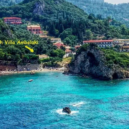 Villa Beach Villa Ampelaki - Ampelaki Beach, Paleokastritsa, Corfu Paleokastritsa